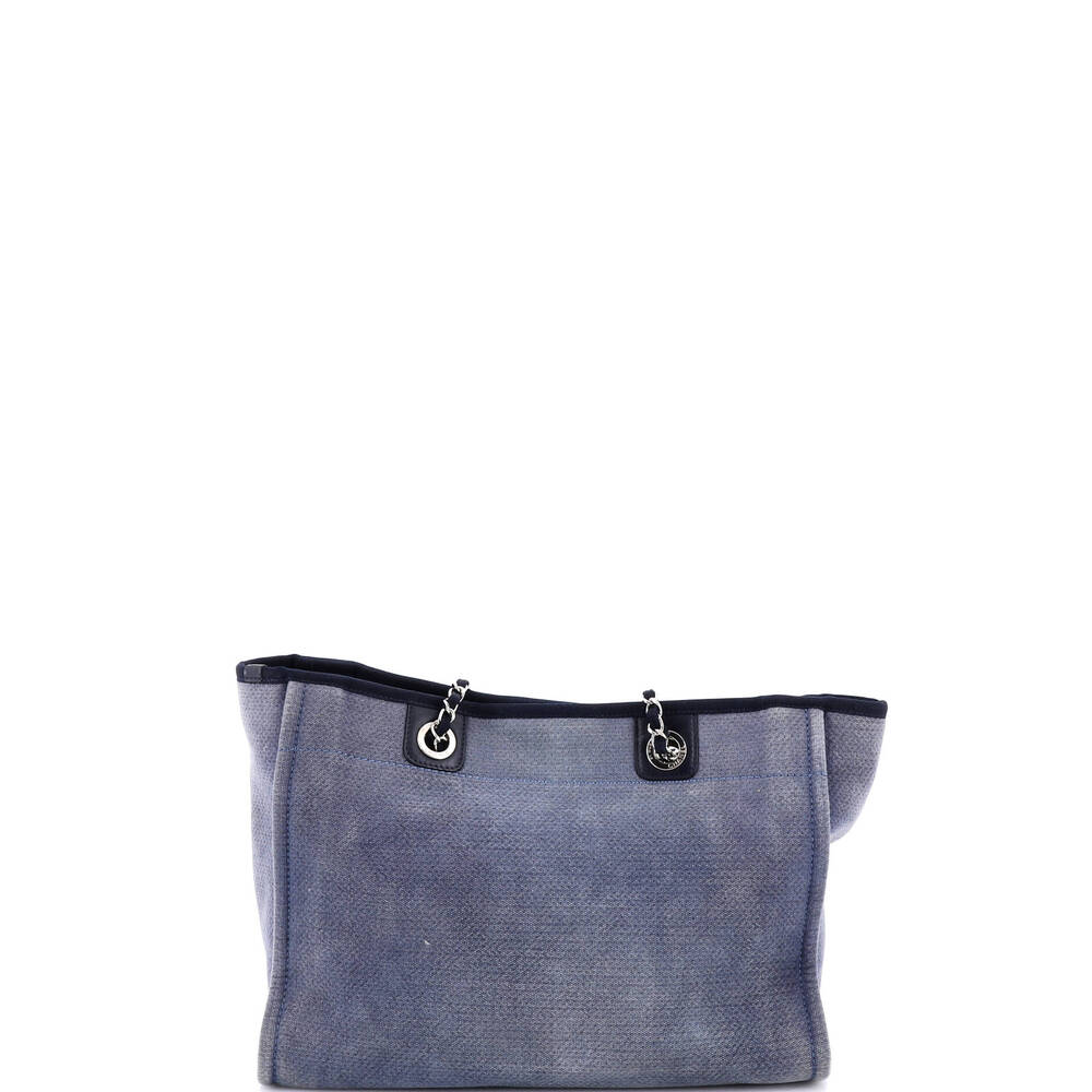Chanel Deauville Tote Canvas Small #220349C23B - Picture 3 of 8